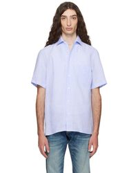 BOSS - Beckham Edition Regular-fit Linen Shirt - Lyst