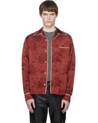 Amiri - Floral Jacquard Pyjama Shirt - Lyst