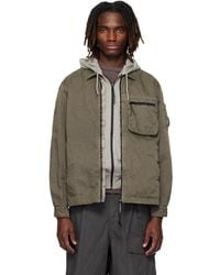 C.P. Company - Panama-R Zipped Lens Overshirt - Lyst