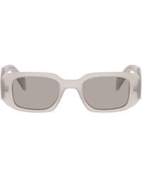 Prada - Symbole Rectangle Acetate Sunglasses - Lyst