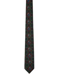 Engineered Garments - Black Floral Jacquard Neck Tie - Lyst