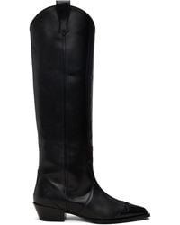 Aeyde - Aruna Leather Knee-High Cowboy Boots - Lyst