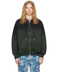 Eckhaus Latta - Sprayed Gradient Zip Hoodie - Lyst