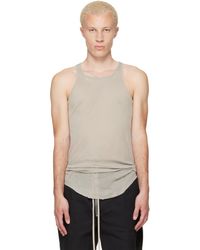 Rick Owens - Off- Tower Basic Rib Tank Top - Lyst