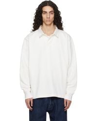 Studio Nicholson - Off- Alyk Jersey Polo - Lyst