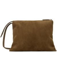 The Row - Brown Nu Twin Shoulder Bag - Lyst