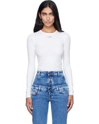 DIESEL - T-Uncutieslong-Ls-Od T-Shirt - Lyst