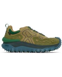 Moncler Genius - Moncler X Salehe Bembury Green Trailgrip Grain Sneakers - Lyst