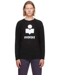 Isabel Marant - T-shirt à manches longues kieffer noir - Lyst