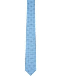 Ferragamo - Link Print Silk Tie - Lyst