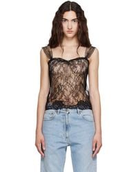 Valentino - Lace Tank Top - Lyst