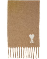 Ami Paris - Alpaca Ami De Coeur Scarf - Lyst