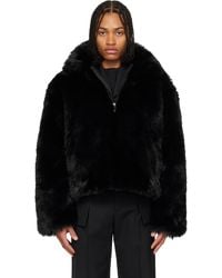 032c - Muddy Faux-Fur Jacket - Lyst
