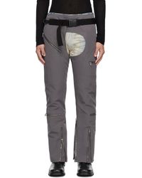 Rick Owens - Pantalon De Style Jambières Headon Gris - Lyst