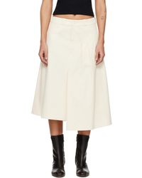 Our Legacy - Off- Origami Midi Skirt - Lyst