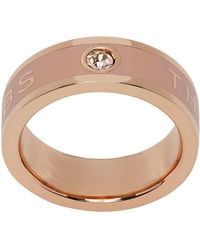 Marc Jacobs - Rose Gold 'the Medallion' Ring - Lyst