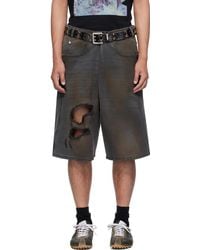 Lu'u Dan - Kriss Kross Denim Shorts - Lyst