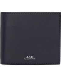 A.P.C. - . Navy Aly Wallet - Lyst