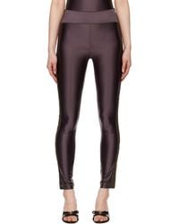 Versace Jeans Couture - Logo Trim Leggings - Lyst