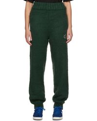 Adererror - Pantalon De Survêtement Vert À Image À Logo Brodée - Lyst