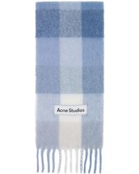 Acne Studios - Mohair Checked Scarf - Lyst