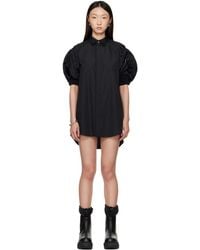 Sacai - Cotton Poplin & Nylon Twill Minidress - Lyst