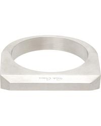 Rick Owens - Beveled Bangle Bracelet - Lyst
