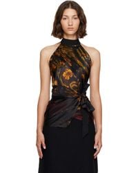 Dries Van Noten - Satin Blouse - Lyst