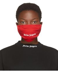 Palm Angels Logo Mask - Red