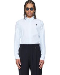 Ami Paris - Cotton Ami De Coeur Oxford Shirt - Lyst