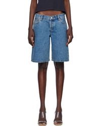 Still Here - Stoop Denim Shorts - Lyst