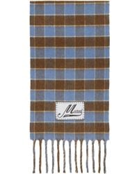 Marni - Double Check Logo Wool Mohair Scarf - Lyst