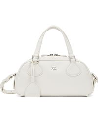 Courreges - Friday Bowling Leather Bag - Lyst