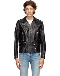 saint laurent biker jacket