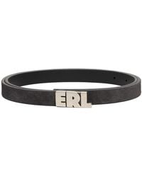 ERL - Leather Belt - Lyst