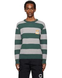 Moschino - Green & Gray Teddy Patch Sweater - Lyst