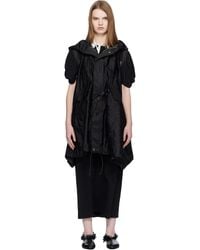 Sacai - Quilted Satin Hooded Vest - Lyst