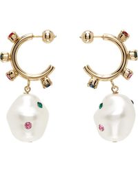 Safsafu - Pearl Jelly Heart Earrings - Lyst
