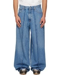 MM6 by Maison Margiela - Wide-Leg Jeans - Lyst