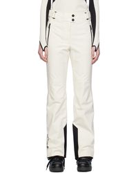 3 MONCLER GRENOBLE - Off-white Gore-tex Trousers - Lyst