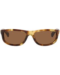 Bottega Veneta - Slim Ribbon Rectangular Sunglasses - Lyst
