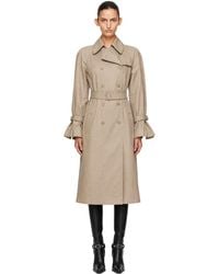 Vetements - Round Shoulder Open Back Trench Coat - Lyst