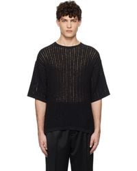 Commas - Pointelle Knit T-Shirt - Lyst