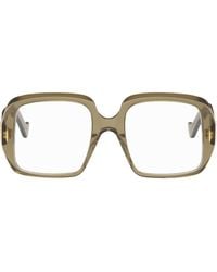 Loewe - Khaki Anagram Glasses - Lyst