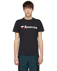Moncler Navy Logo T-shirt - Blue