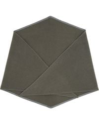 Rier - Khaki Losange Scarf - Lyst