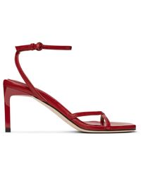 Dear Frances - レッド Criss レザー ヒールサンダル - Lyst