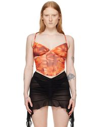 MISBHV - Printed Corset - Lyst