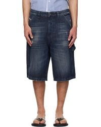 DIESEL - D-Livery-W-Short Denim Shorts - Lyst