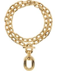 Rabanne - Double Xl Link Pendant Necklace - Lyst
